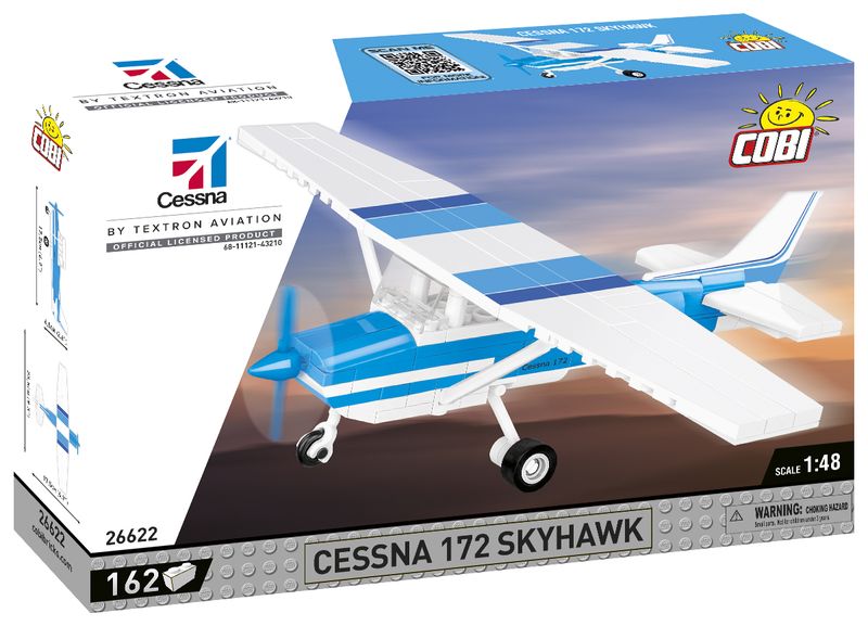 COBI - Cessna 172 Skyhawk-White-Blue