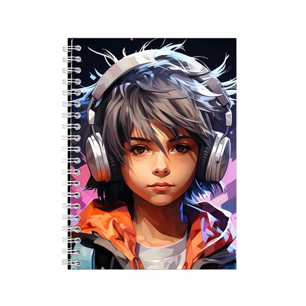 Young A5 Notebook Spiral Lined Trendy Gaming Graphic Notepad Gamers Gift168