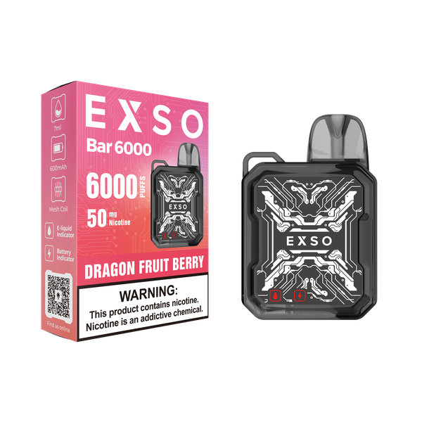 Exso Vape Bar 6000 Dragon Fruit Berry