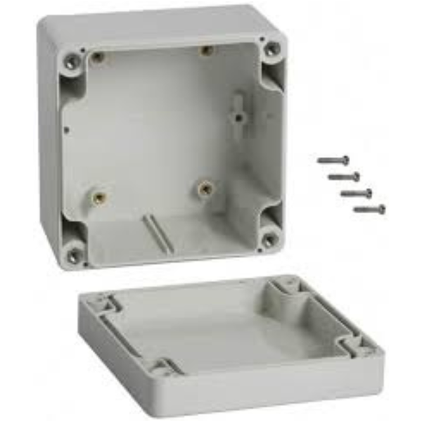 1554NGY ABS Enclosure 120x120x60mm Grey IP66 Rated