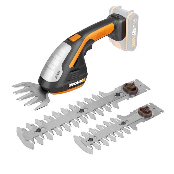 WORX ZEN Grass Shear &amp; Trimmer With 3 Blades Cordless 20V | Tool Only