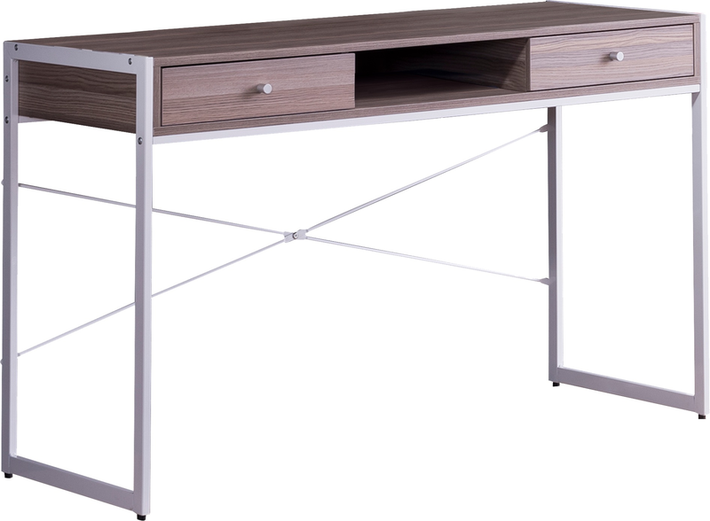 Everfurn Palatial Office Desk with Drawers (2-Drawers)