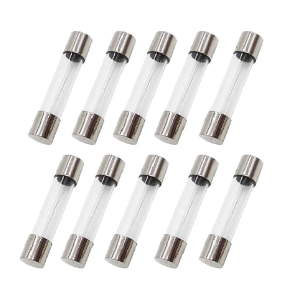 Glass Fuse 7 X 45mm 1Amp Fast Blow Fuse 250V (Pack of 10)