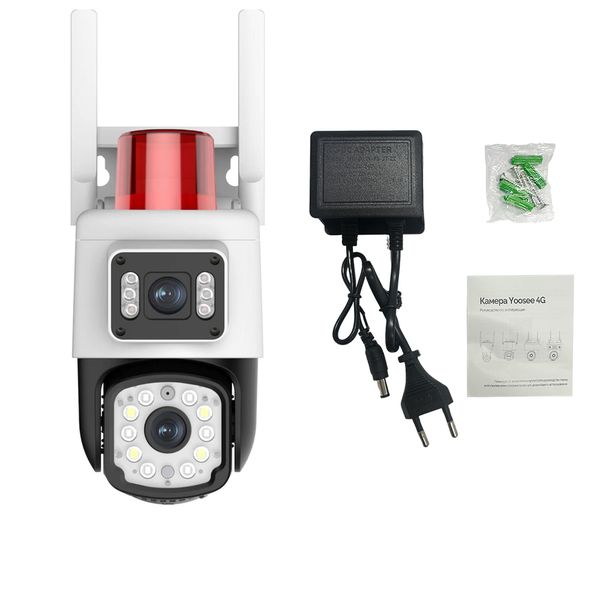 8MP Smart wifi Camera Outdoor Security Camera Dual Lens HUAOI