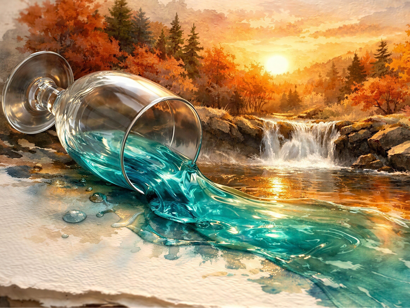 Modern Canvas Wall Art Home Decor - Water Colour