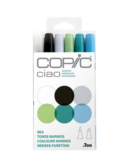 Copic Ciao 6 Piece Set Sea