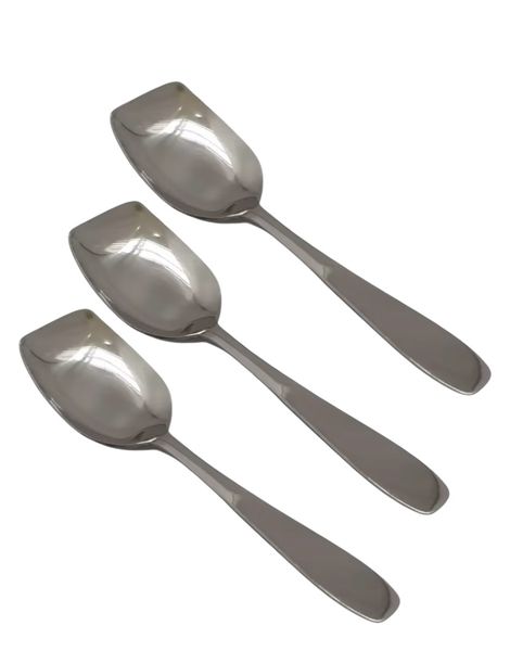 3 Piece Large Serving Spoons, Buffet Serving Stainless Steel Spoon