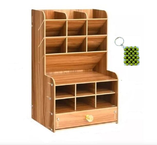 Stationery Organizer Desk Pens Office Drawer - And Key Holder