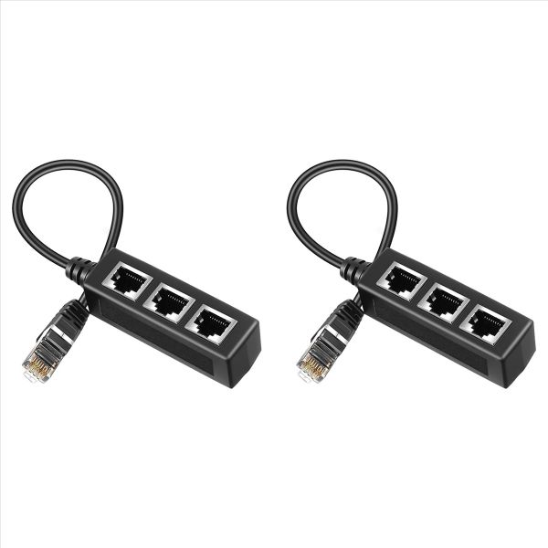 Rj45 Ethernet Splitter Adapter Ethernet Splitter 1 To 3 For Home