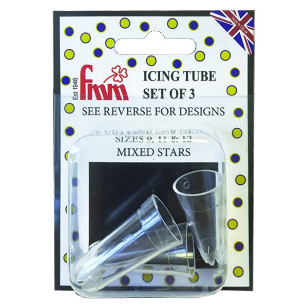 Piping Icing Decoration Decorating Sugarcraft Mixed Stars Nozzle Tip Set