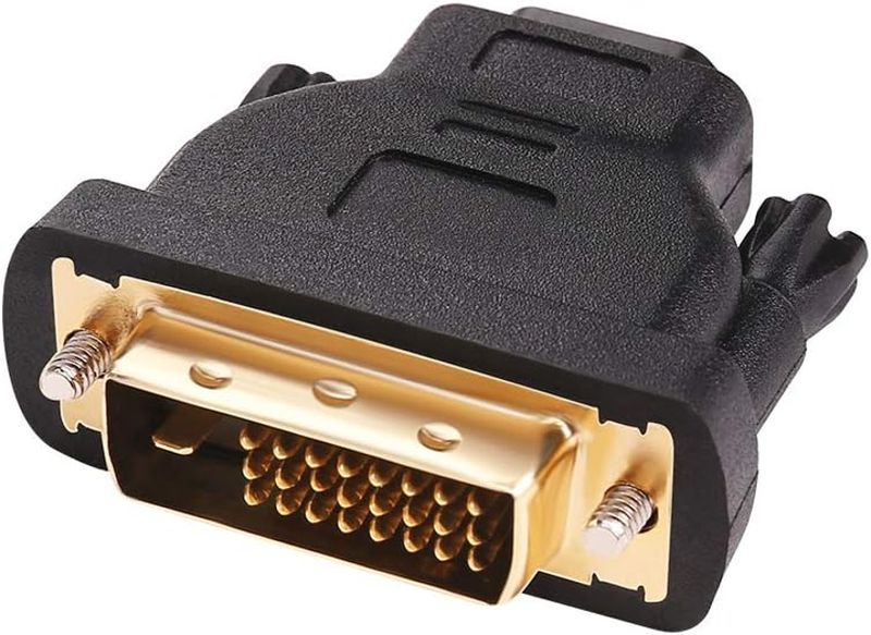 UPM DVI-I Male to HDMI Female Port Converter 4K Adaptor