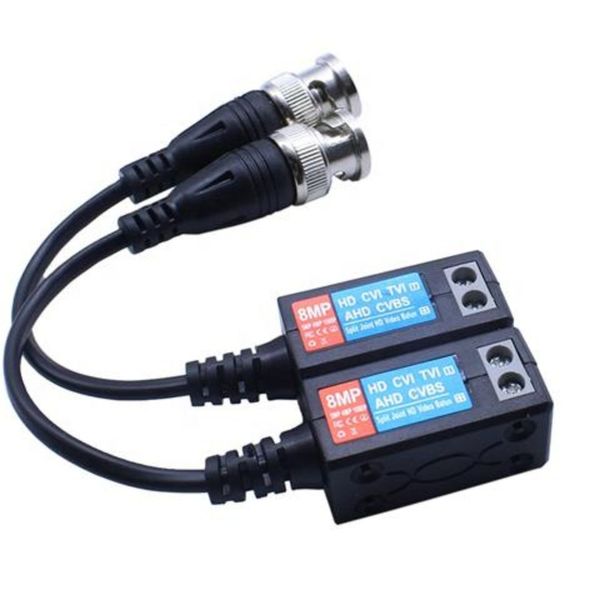 BALUN 1CH 8MP P-TXRX BNC-SCREW - 1CH Passive Video Transceiver