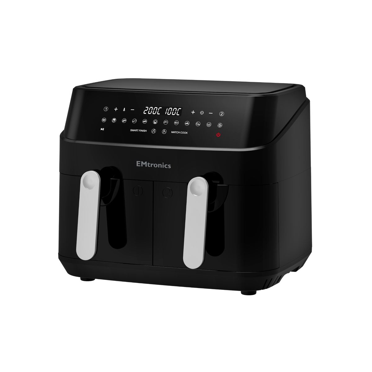 Air Fryers EMtronics Digital 9L Air Fryer Dual Double Basket Smart