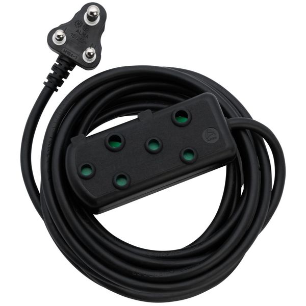Switched Heavy Duty Extension Lead - 20m (Black)