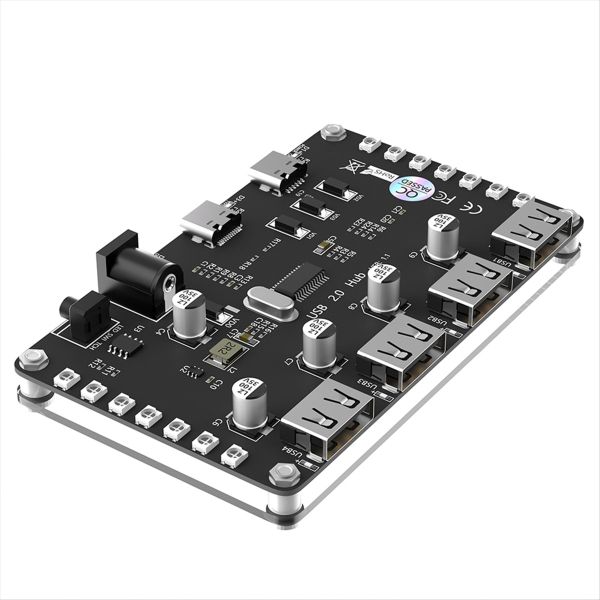 4 In 1 Dual Psu Multiple Power Supply Adapter Usb 2 0 Hub