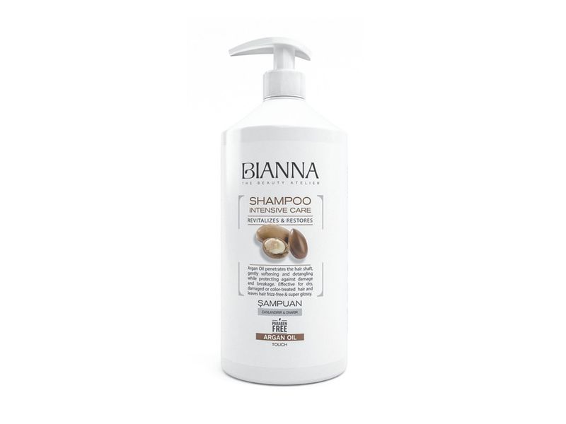 Bianna Intensive Care Hair Shampoo - Argan 1L (Restores and Softens)
