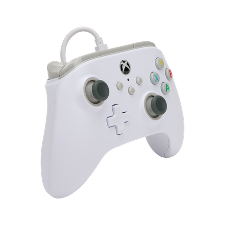 Xbox one white enhanced wired controller sales