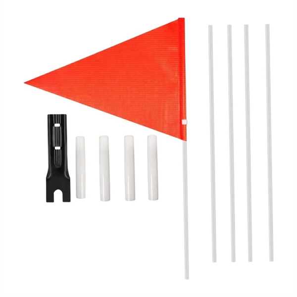 Bike Safety Flag Kid Bike Trailer Flag Reflective Children Flag