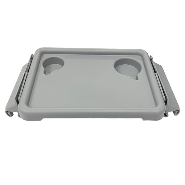 Walker Tray with Two Cup Holder Folding Rollator Desk Lap Board no Assembly
