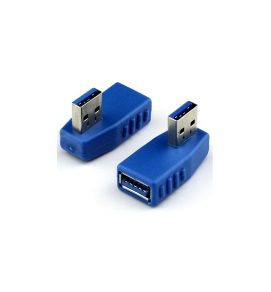 SlingTech 90 degree USB3.0 Male to Female Adapter