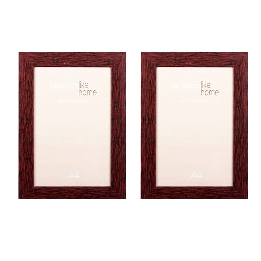 Certificate Picture Frame Plastic Mahogany A4 Size Set of 2 Shop