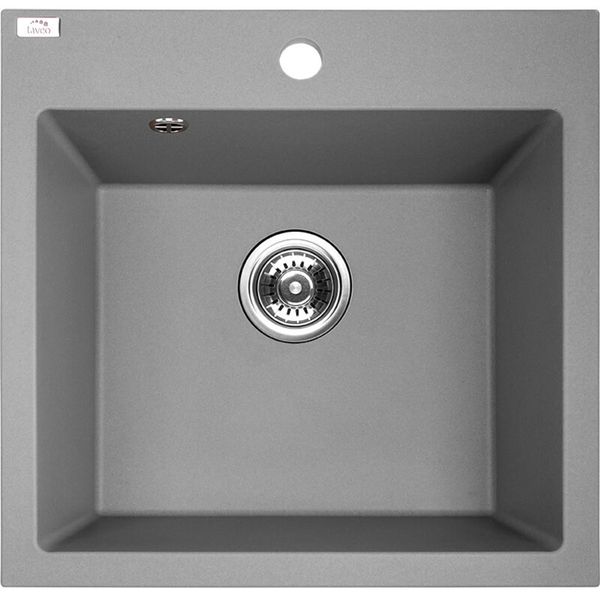 Laveo Alena Granite Sink 1 Bowl - Grey