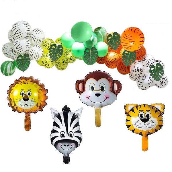 114 Piece Jungle Safari Party Decor