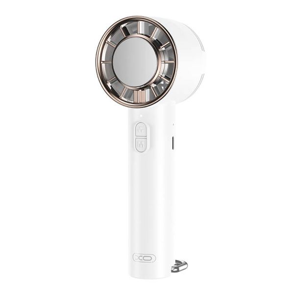 XO Hand-held Desktop Cooling Ice Fan 2000mAh MF87 White