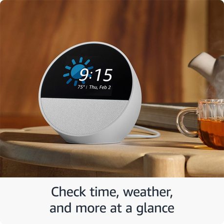 Fiztan Echo Spot ホワイト＊ Amazon - Echo Spot (2024 release) - (Parallel Import) | Shop Today