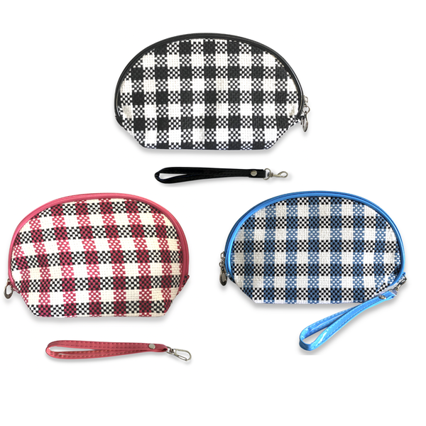 Braided Cosmetics &amp; Makeup Bag - 3 Pack