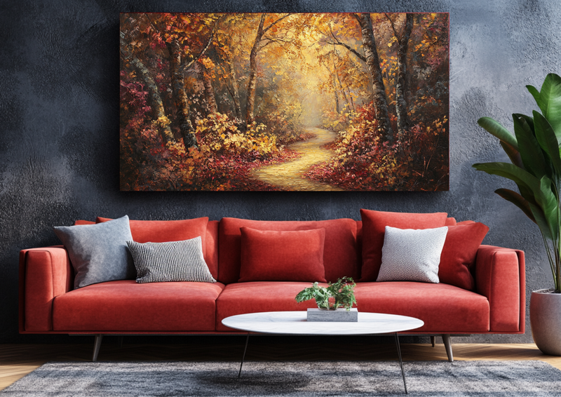 Canvas Wall Art - Golden Canopy - BX0273