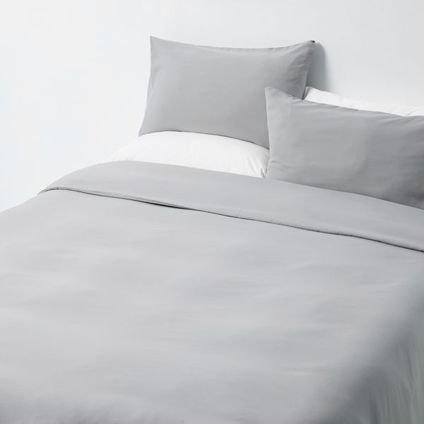 George &amp; Mason - Microfibre Duvet Cover Set - Grey