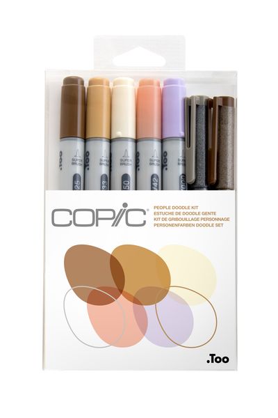 Copic Ciao People Doodle Kit (7 Piece)
