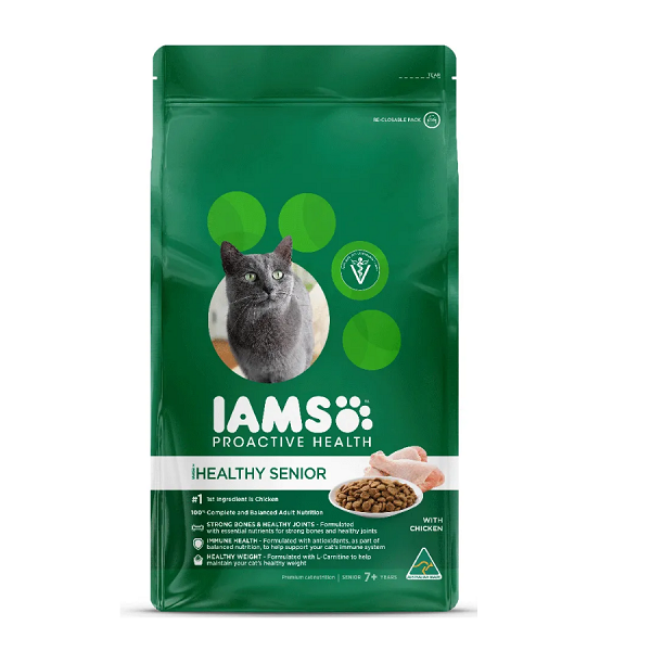 Iams Healthy Senior Cat Food With Chicken (3kg)