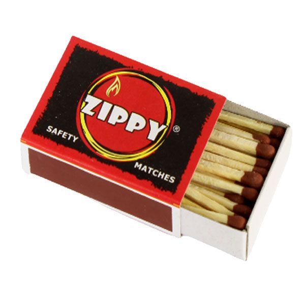 Zippy Fire Safety Matches - Bulk Pack - 1000 Boxes