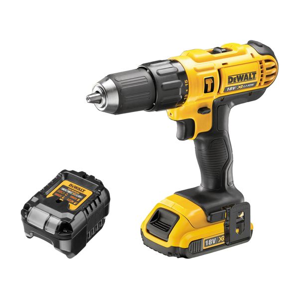 Dewalt Cordless Hammer Drill 18V Plus Battery