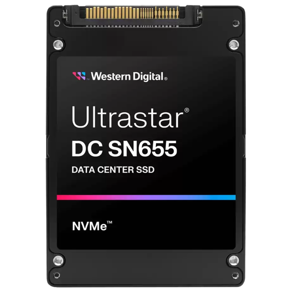 WD Ultrastar DC SN655 15.36 TB PCIe 4.0 NVMe Internal SSD for servers