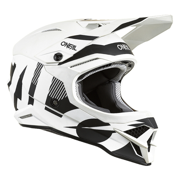 O'neal 3S Black/ White V22 Vertical Helmet image