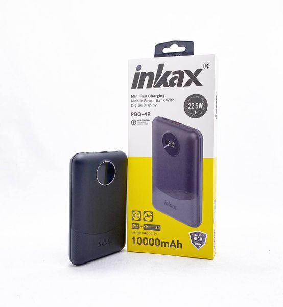 Inkax PBQ-66 10000mAh Polymer Power Bank 20W PD Fast Charging