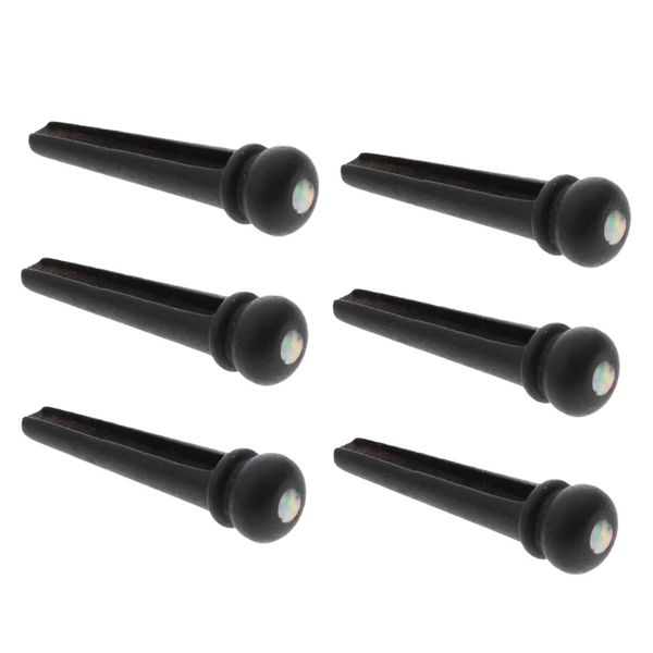 Black Guitar Bridge Pins