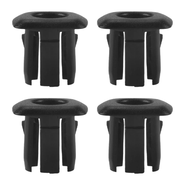 Door Pin Guide Trim Panel Locking Knob Button Cover Black Car
