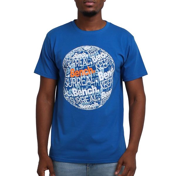 Bench-Mens-Wynward Ss T-Shirt-Royal Blue