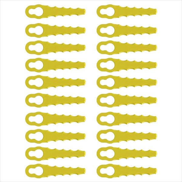 50pcs Lawnmower Blade Plastic L83 Grass Cutting Blade Replacement Part Mowi
