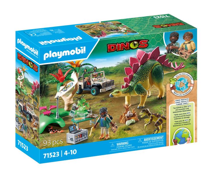 Playmobil Dinos - Research Camp with Dinos Set - 93 Pieces