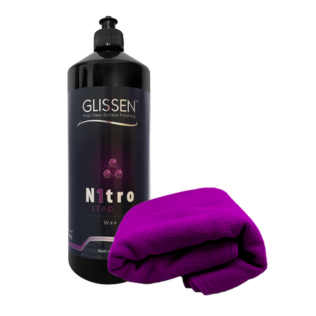 Glissen N1tro Wax 1kg & Glissen Microfibre Cloth 400mm x 400mm, Shop  Today. Get it Tomorrow!