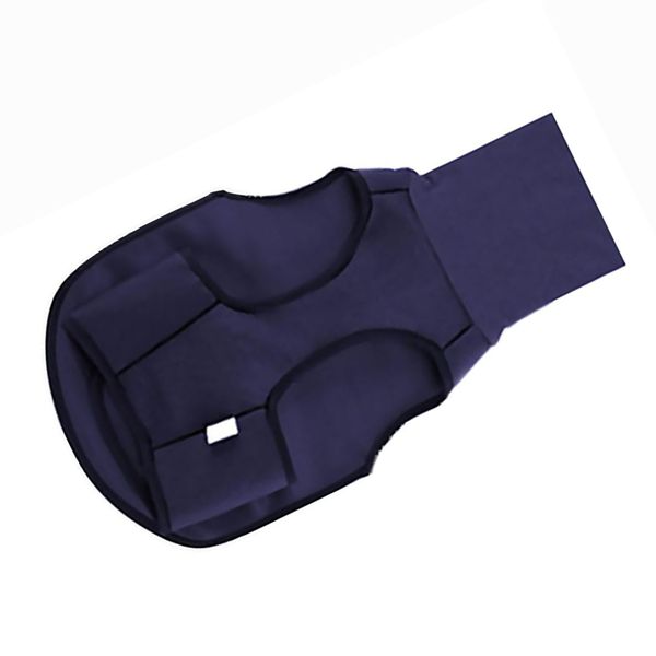 Dog Calming Vest with Hoodie, Anxiety Relief Jacket Shirt with Turtleneck-L