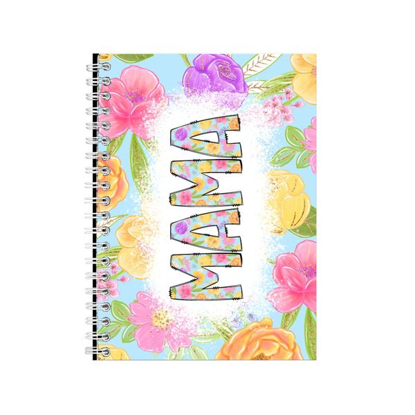 Fresh Flowers Mom Notebook Mother's Day Gift Idea A4 Notepad Pad 83