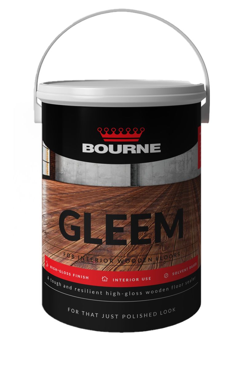 Bourne Gleem High Gloss Interior Wooden Floor Sealer 5lt Shop Today