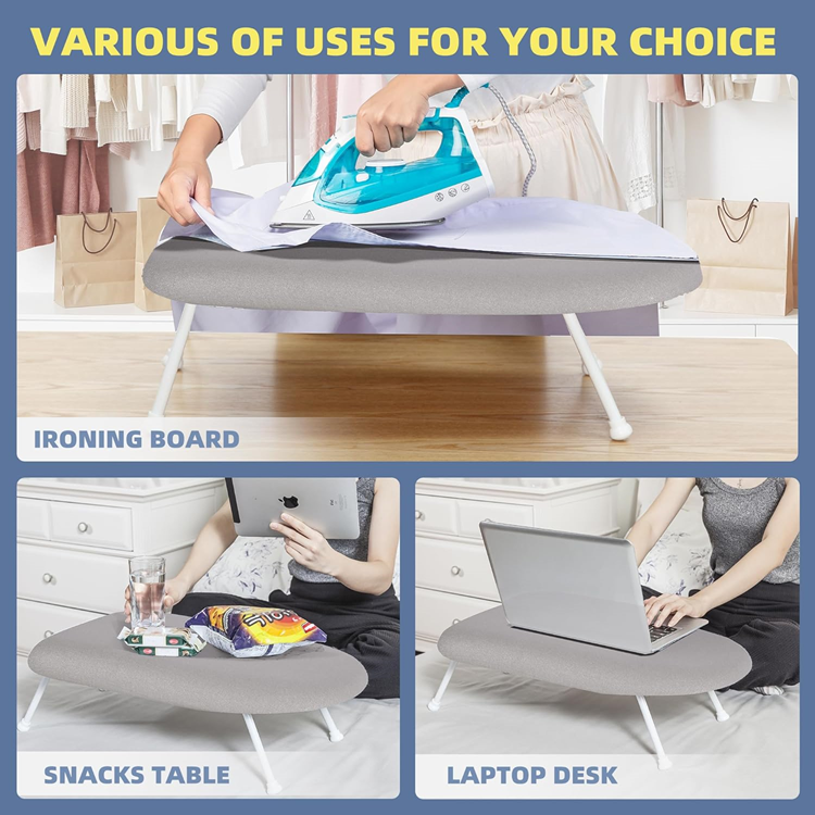 X-HOME Table Top Ironing Board with Sleeve Board and Iron Stand