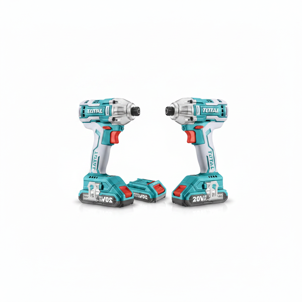 Total 1/4 inch Lithium-Ion Impact Driver 170Nm with Battery - 2 Pack